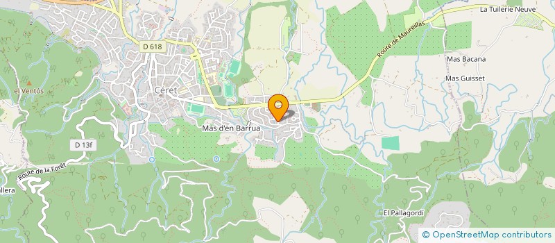 localisation de l'entreprise SCI RABAB-4  CERET