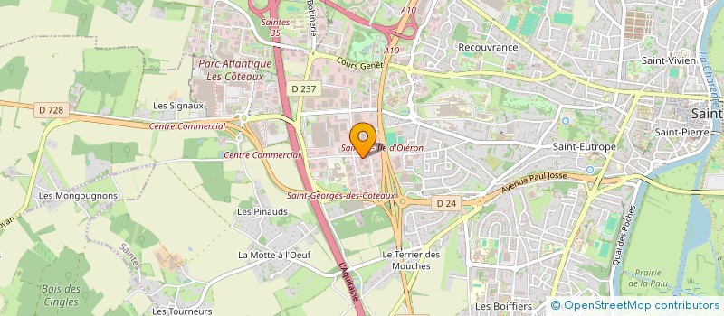 localisation de l'entreprise SCI RABAINE  PREGUILLAC