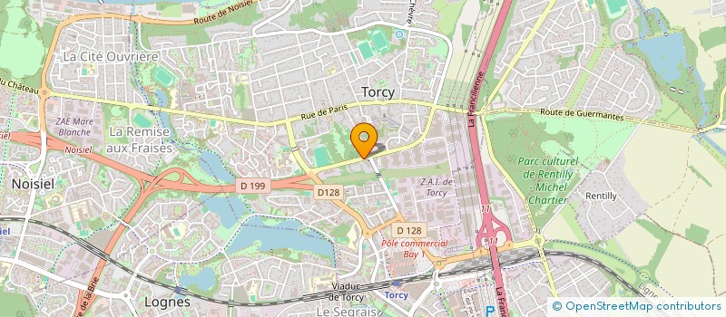 localisation de l'entreprise SCI RABAJO  TORCY