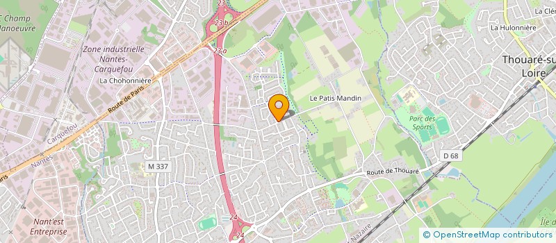 localisation de l'entreprise SCI RABALLAND INVEST  SAINTE-LUCE-SUR-LOIRE