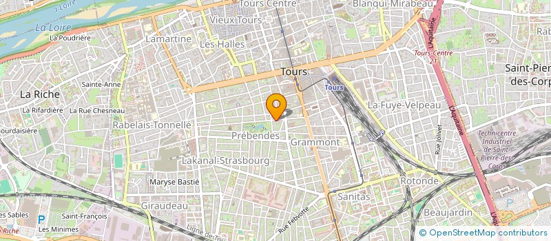 localisation de l'entreprise SCI RABANT DEROSE  TOURS