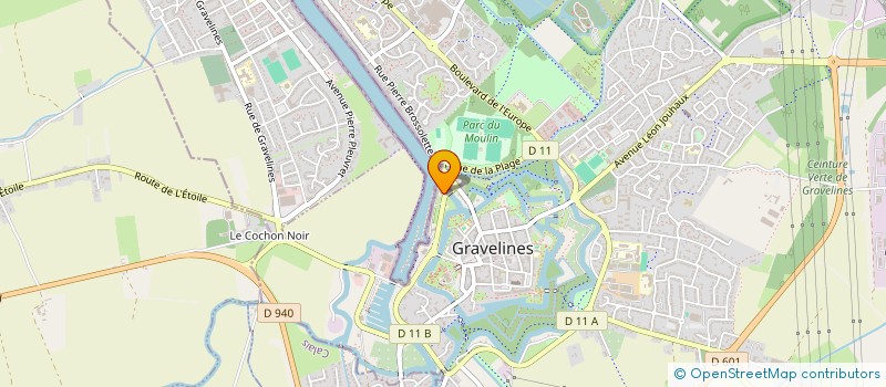 localisation de l'entreprise SCI RABAT2 à GRAVELINES