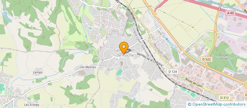 localisation de l'entreprise SCI RABATEL IMMO à SAINT-ALBAN-DE-ROCHE