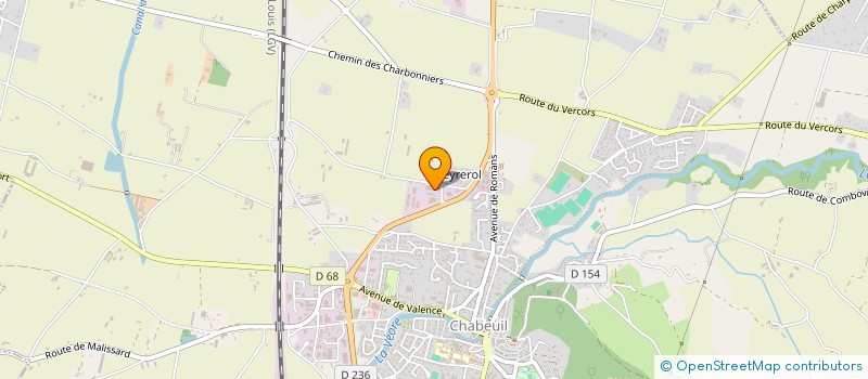 localisation de l'entreprise SCI RABATIMO à CHABEUIL