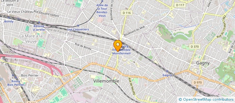 localisation de l'entreprise SCI RABBI HAIM PINTO  VILLEMOMBLE