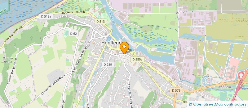 localisation de l'entreprise SCI RABEL à HONFLEUR
