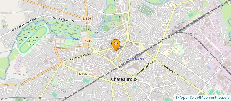 localisation de l'entreprise SCI RABELAIS  CHATEAUROUX