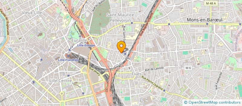 localisation de l'entreprise SCI RABELAIS à LILLE