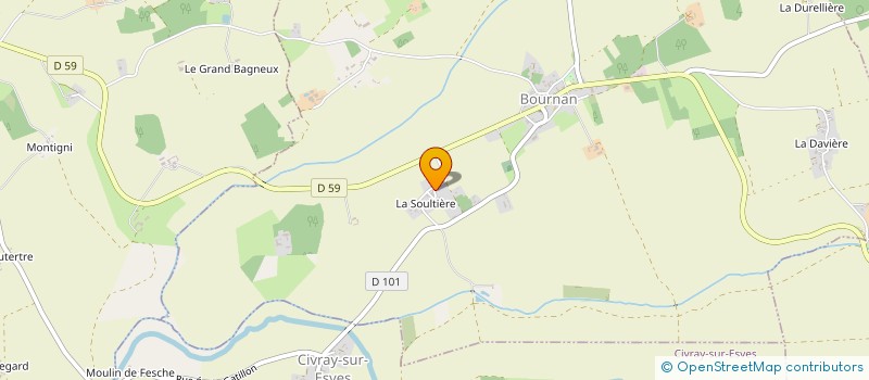 localisation de l'entreprise SCI RABELAIS  BOURNAN