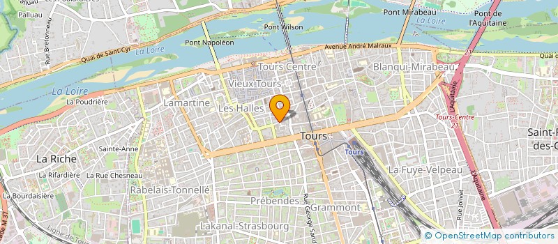 localisation de l'entreprise SCI RABELAIS  TOURS
