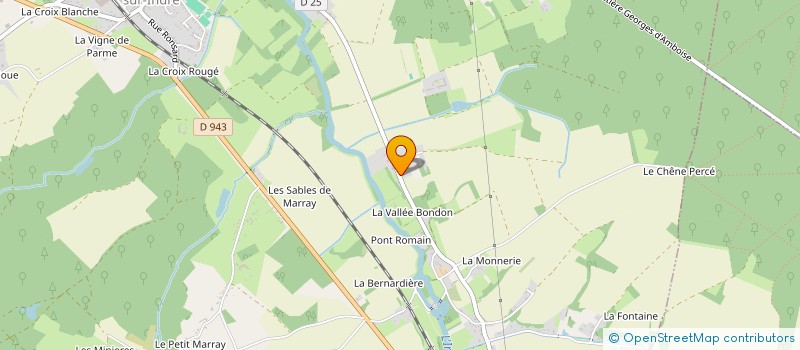 localisation de l'entreprise SCI RABELAIS  CHAMBOURG-SUR-INDRE