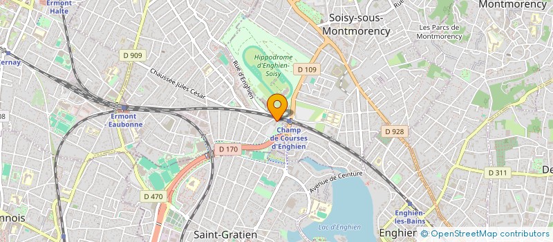 localisation de l'entreprise SCI  RABELAIS à EAUBONNE