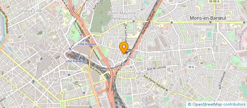 localisation de l'entreprise SCI RABELAIS  LILLE