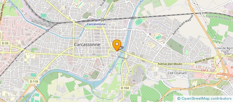 localisation de l'entreprise SCI RABELAIS à CARCASSONNE