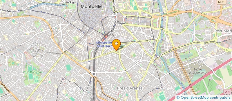 localisation de l'entreprise SCI RABELAIS  MONTPELLIER