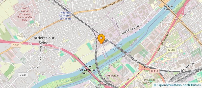 localisation de l'entreprise SCI RABELAIS  CARRIERES-SUR-SEINE