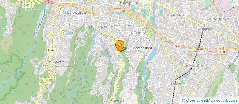 localisation de l'entreprise SCI RABENIRINA IMMO à SAINT-DENIS