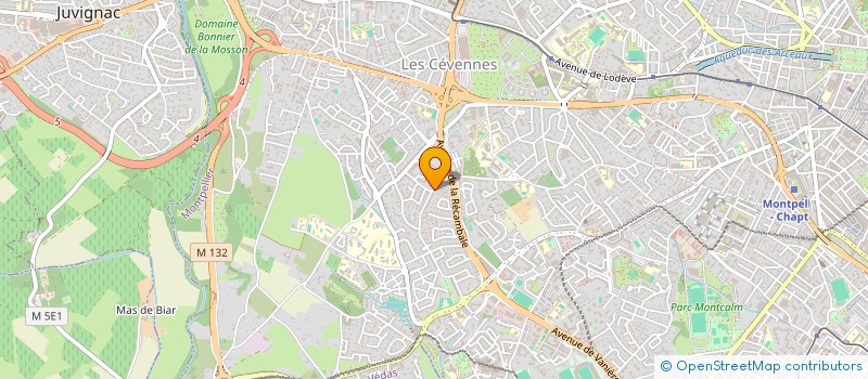 localisation de l'entreprise SCI RABIA à MONTPELLIER