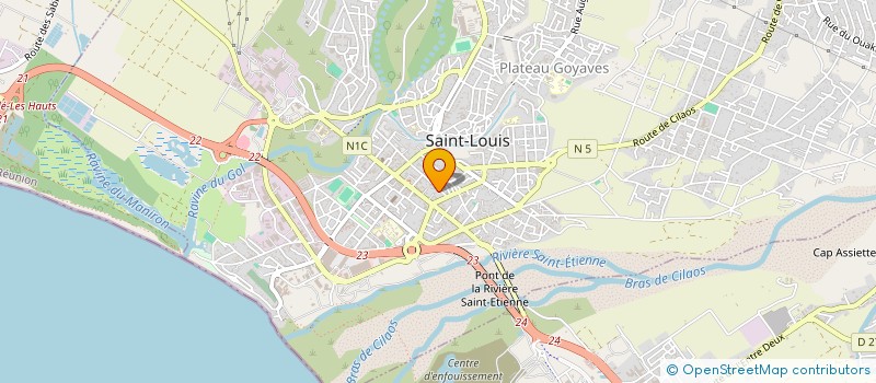 localisation de l'entreprise SCI RABIA  SAINT-LOUIS