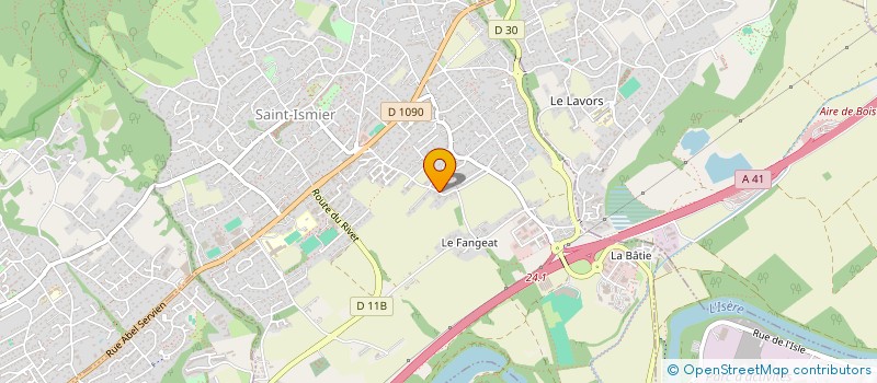 localisation de l'entreprise SCI RABILLER V I à SAINT-ISMIER