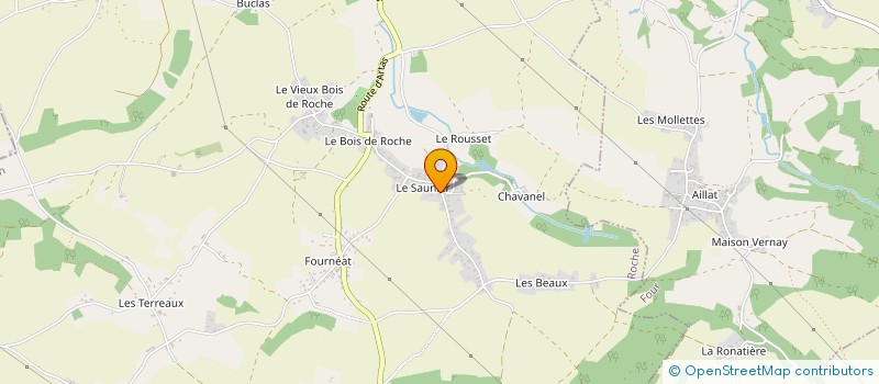 localisation de l'entreprise SCI RABILLOUD PATRIMOINE  ROCHE