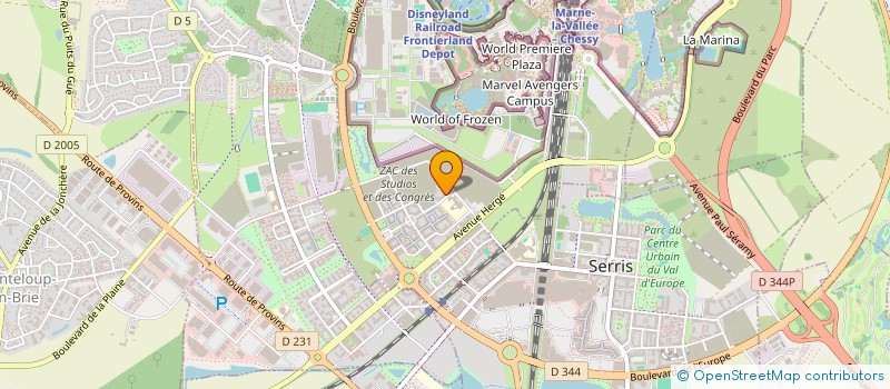 localisation de l'entreprise SCI RABIMA  CHESSY