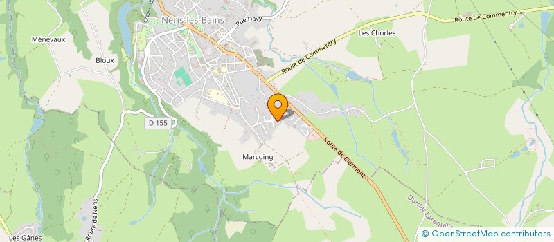 localisation de l'entreprise SCI RABINE  VILLEBRET