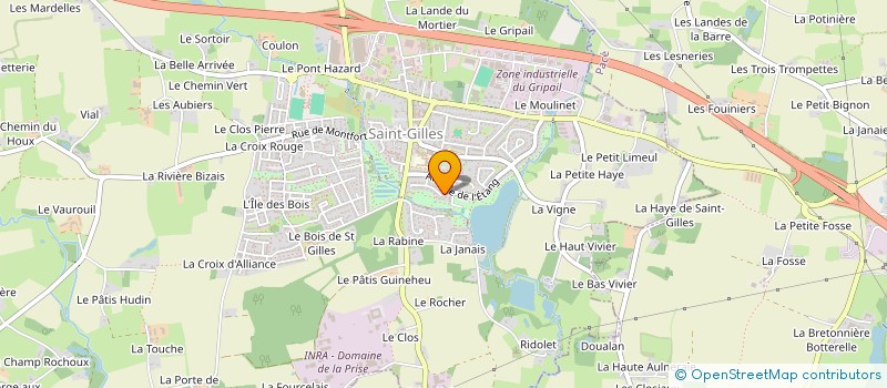 localisation de l'entreprise SCI RABINE à SAINT-GILLES