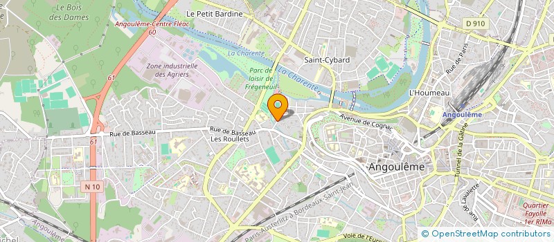 localisation de l'entreprise SCI RABION INVESTISSEMENTS à ANGOULEME