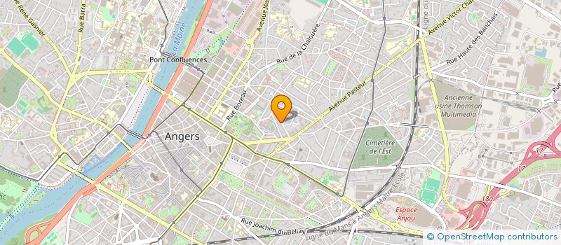 localisation de l'entreprise SCI RABLAY à ANGERS
