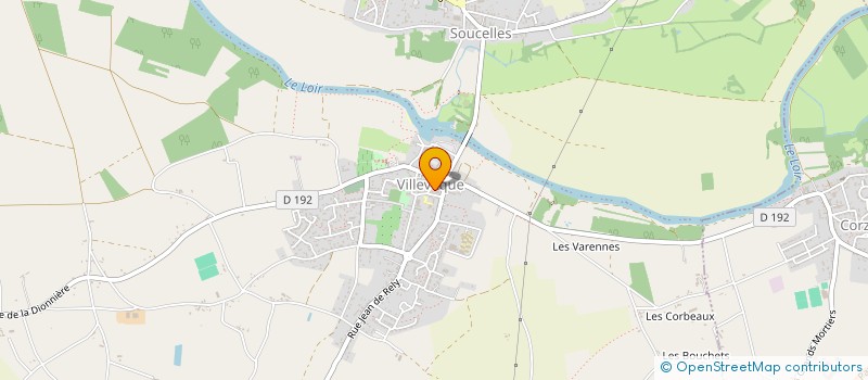 localisation de l'entreprise SCI RABOUIN  RIVES-DU-LOIR-EN-ANJOU