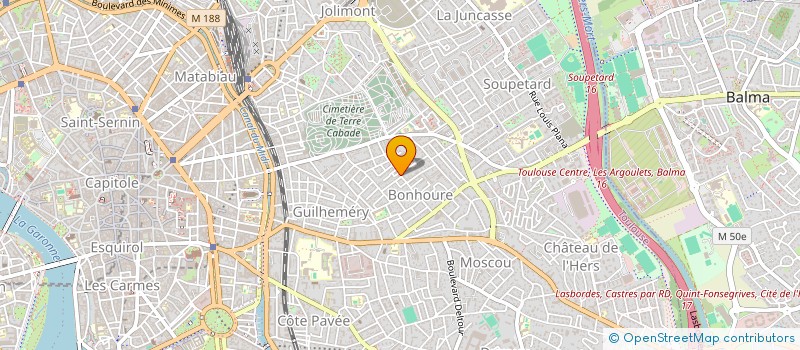 localisation de l'entreprise SCI RABOUNET à TOULOUSE
