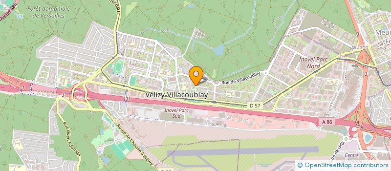 localisation de l'entreprise SCI RABOURDIN  VELIZY-VILLACOUBLAY