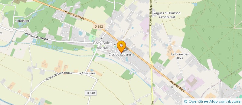 localisation de l'entreprise SCI RABUAT FONTAINEBLEAU  BRAY-SAINT-AIGNAN