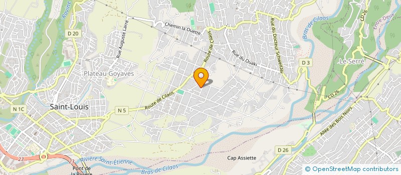localisation de l'entreprise SCI RABYT à SAINT-LOUIS