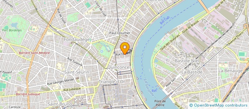 localisation de l'entreprise SCI RAC  BORDEAUX