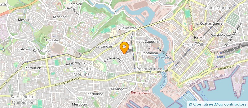 localisation de l'entreprise SCI RACA  BREST