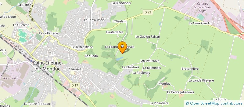 localisation de l'entreprise SCI RACAN  SAINT-ETIENNE-DE-MONTLUC
