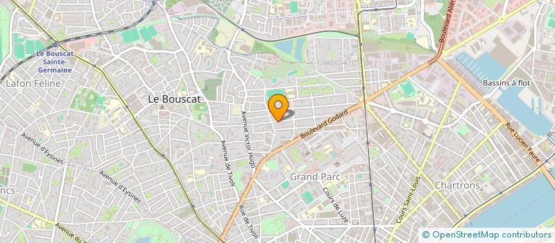 localisation de l'entreprise SCI RACCORDEMENT  LE BOUSCAT