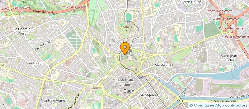 localisation de l'entreprise SCI RACE IMMOBILIER à CAEN