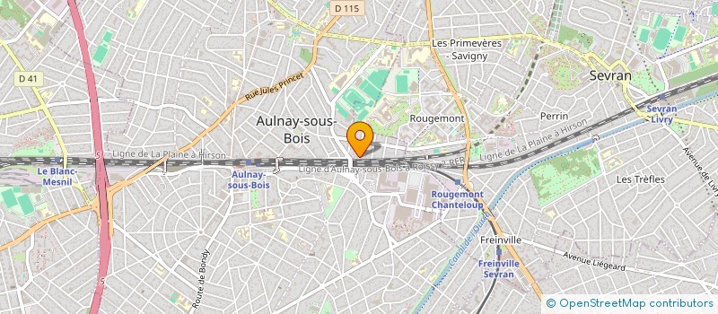 localisation de l'entreprise SCI RACHAD à AULNAY-SOUS-BOIS