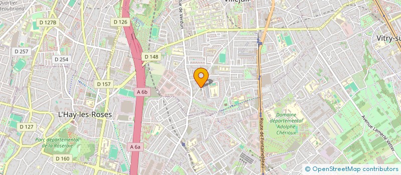 localisation de l'entreprise SCI RACHAD à VILLEJUIF