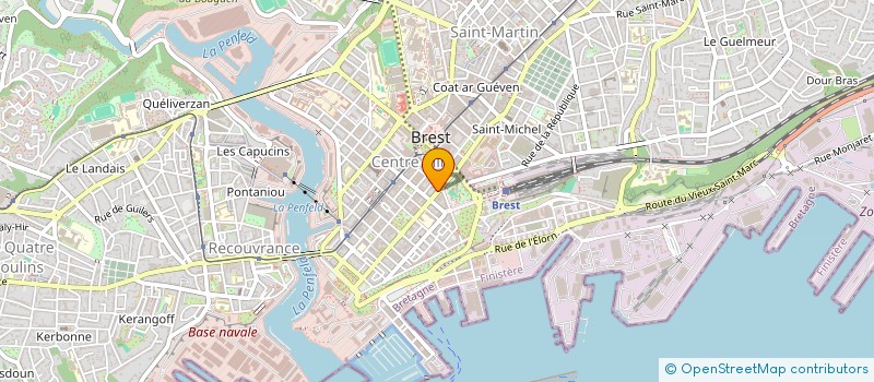 localisation de l'entreprise SCI RACHEL  BREST