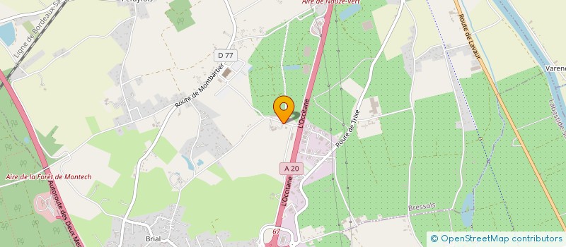 localisation de l'entreprise SCI RACHEL  BRESSOLS