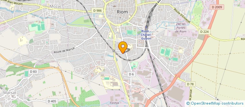 localisation de l'entreprise SCI RACHEL  MOZAC