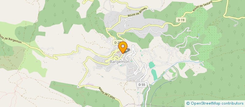 localisation de l'entreprise SCI RACHEL CHOQUI  BARGEMON