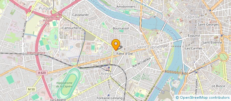 localisation de l'entreprise SCI RACHEL ET CHRISTINE  TOULOUSE