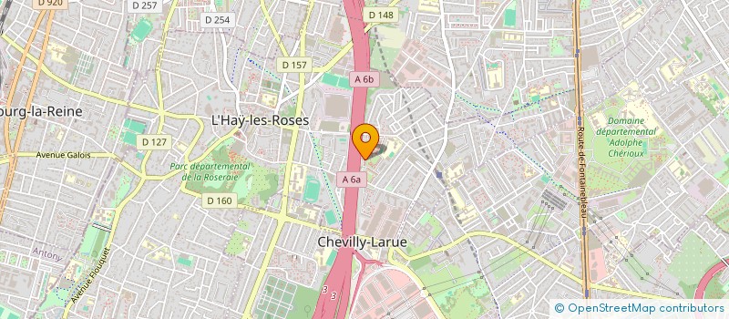 localisation de l'entreprise SCI RACHELE ET REGINE IMMOBILIER  L'HAY-LES-ROSES