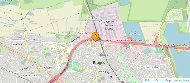 localisation de l'entreprise SCI RACHIS TERREFORT  BRUGES