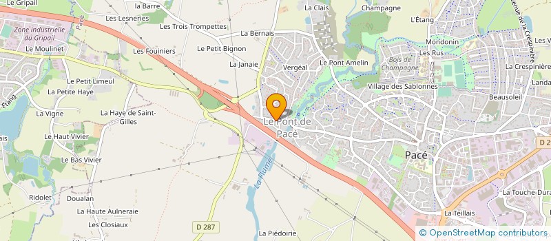 localisation de l'entreprise SCI RACHMANINOFF à PACE
